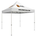 Premium Steel 10' x 10' Event Tent Kit (Full-Color Thermal Imprint/3 Locations)